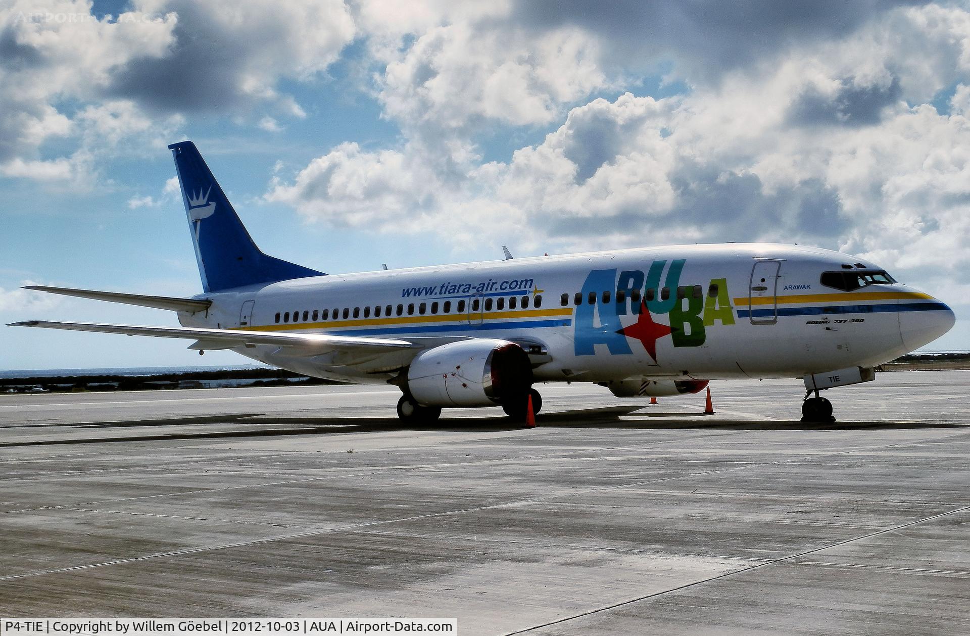 P4-TIE, 1988 Boeing 737-322 C/N 24249, Parking on 