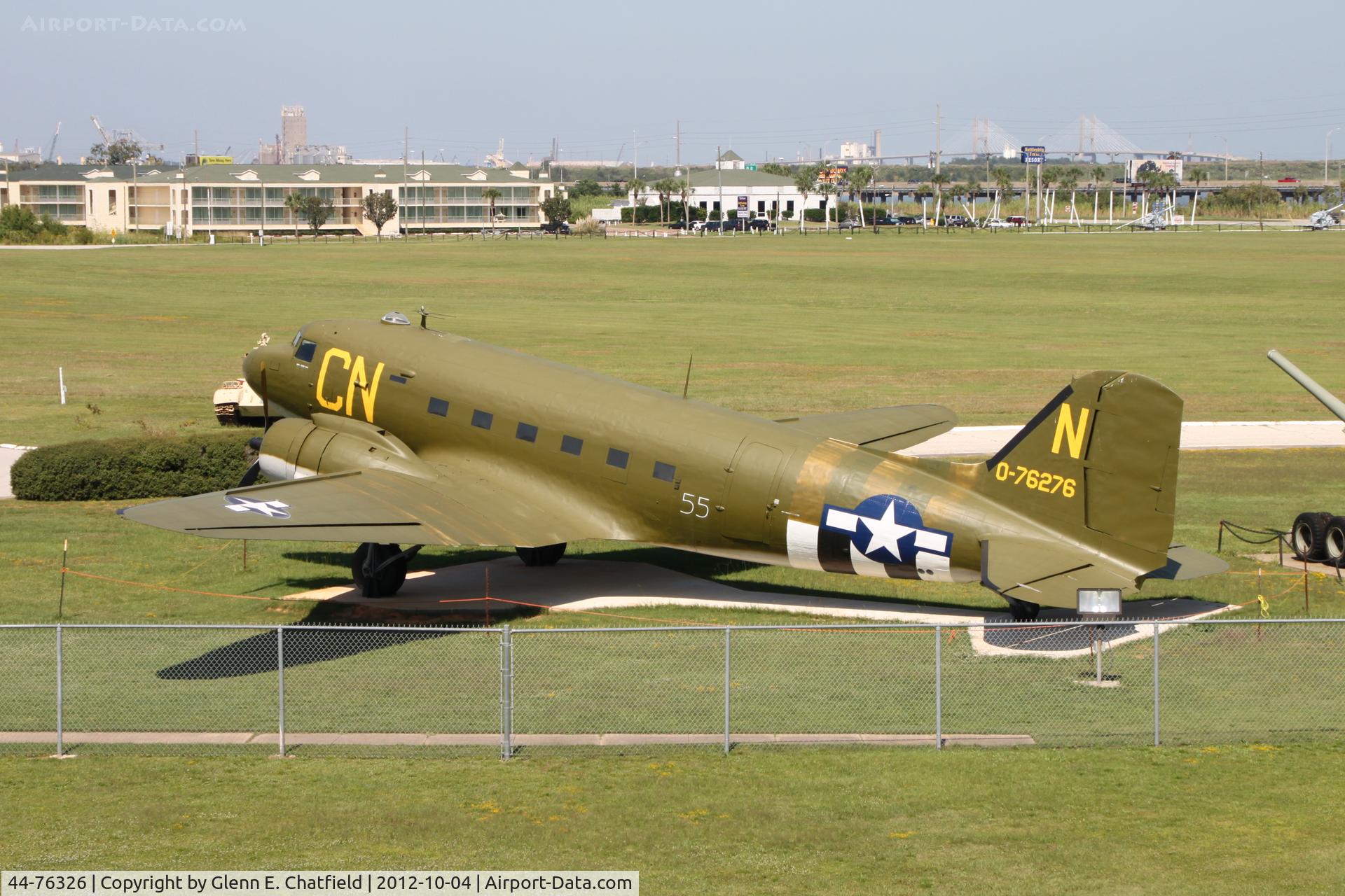 44-76326, 1944 Douglas VC-47D-25-DK Skytrain C/N 32658, Battleship Alabama Museum