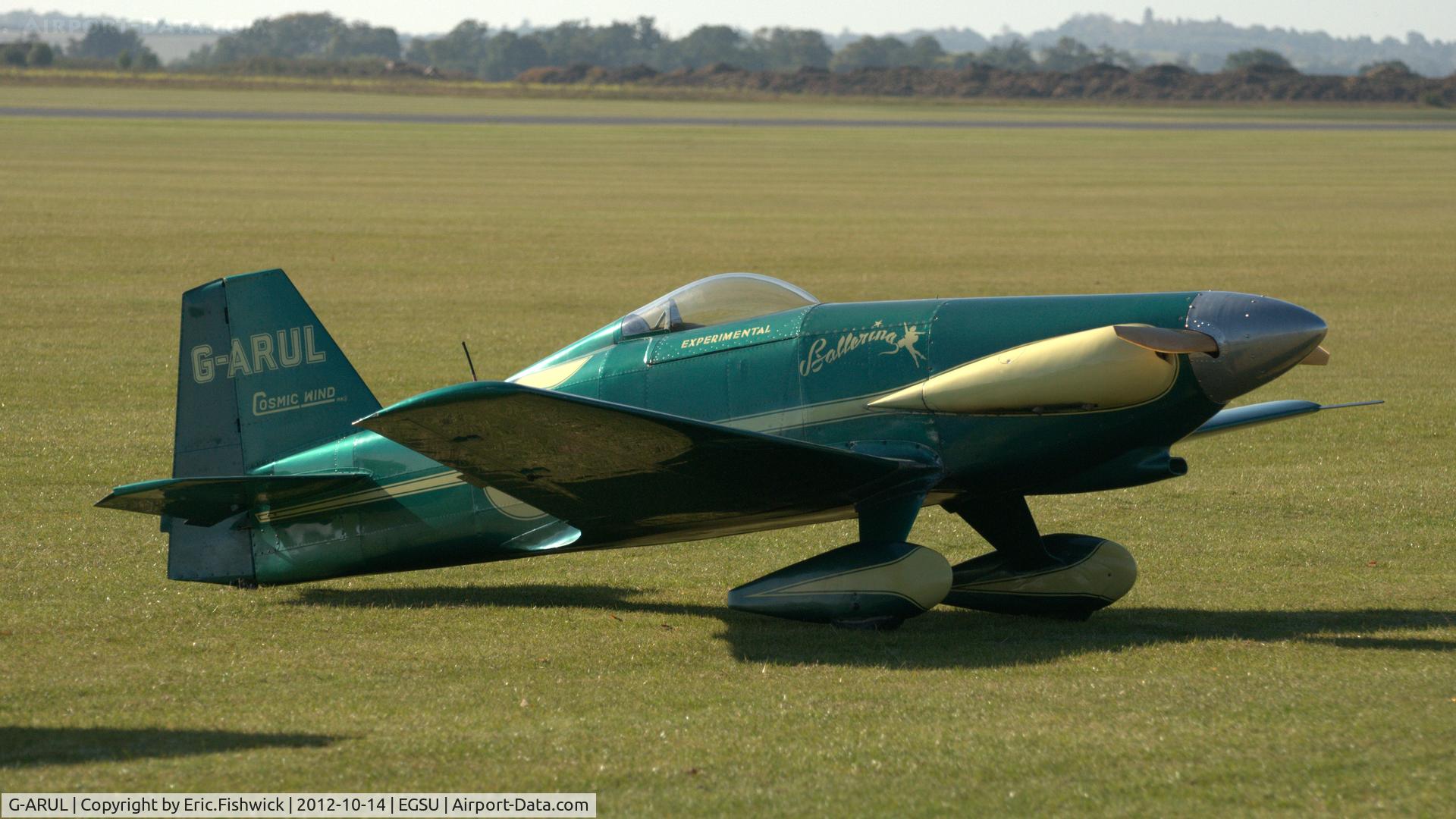 G-ARUL, 1973 LeVier Cosmic Wind C/N PFA 1511, 2. G-ARUL ('Ballerina') at IWM Duxford Autumn Air Show, October 2012.