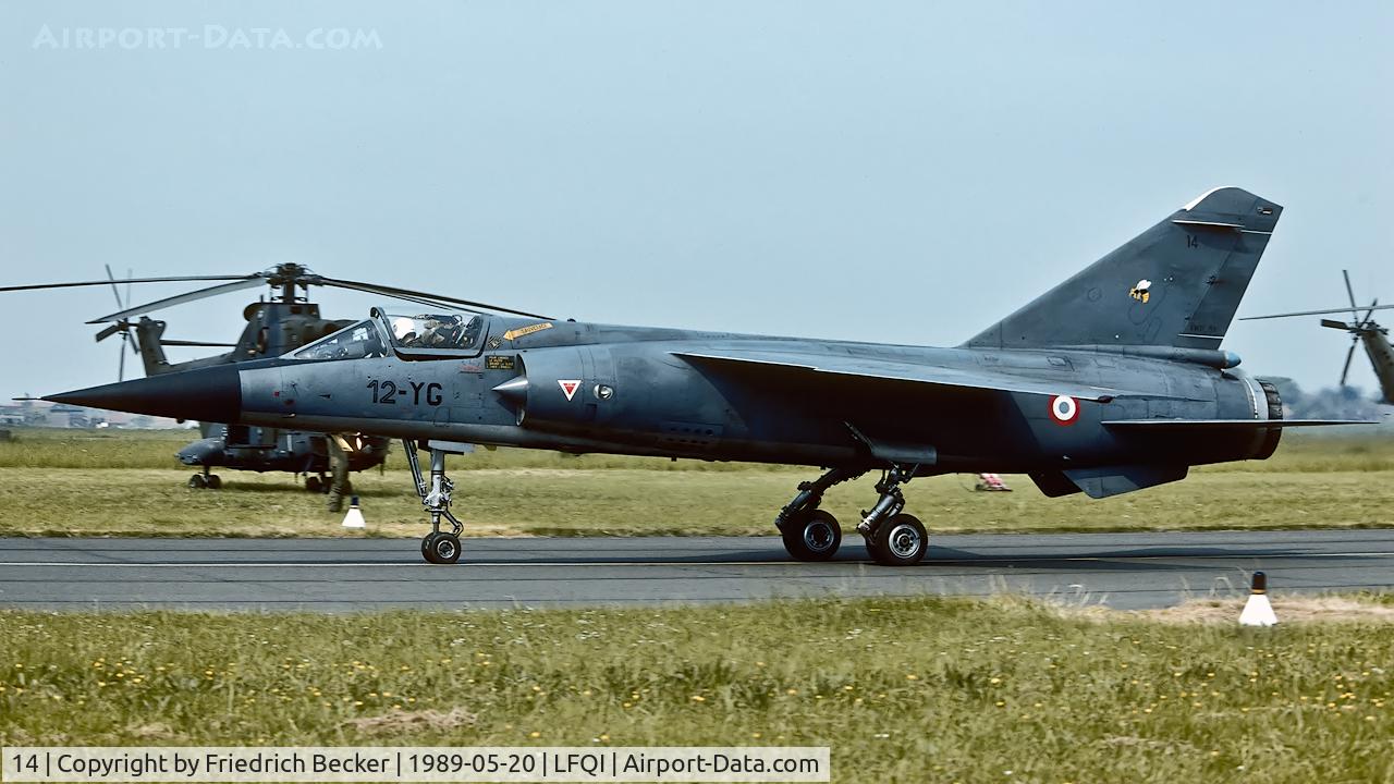 14, Dassault Mirage F.1C C/N Not found 14, taxying to the active