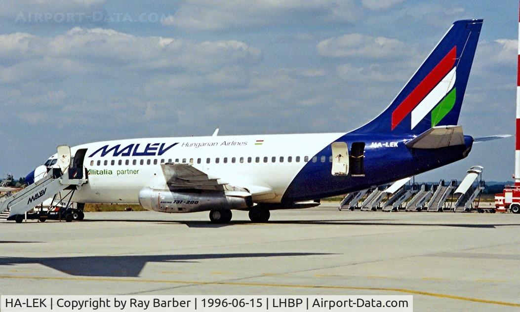 HA-LEK, 1985 Boeing 737-2K9 C/N 23404, Boeing 737-2K9 [23404] (Malev-Hungarian Airlines) Ferihegy~HA 15/06/1996.
