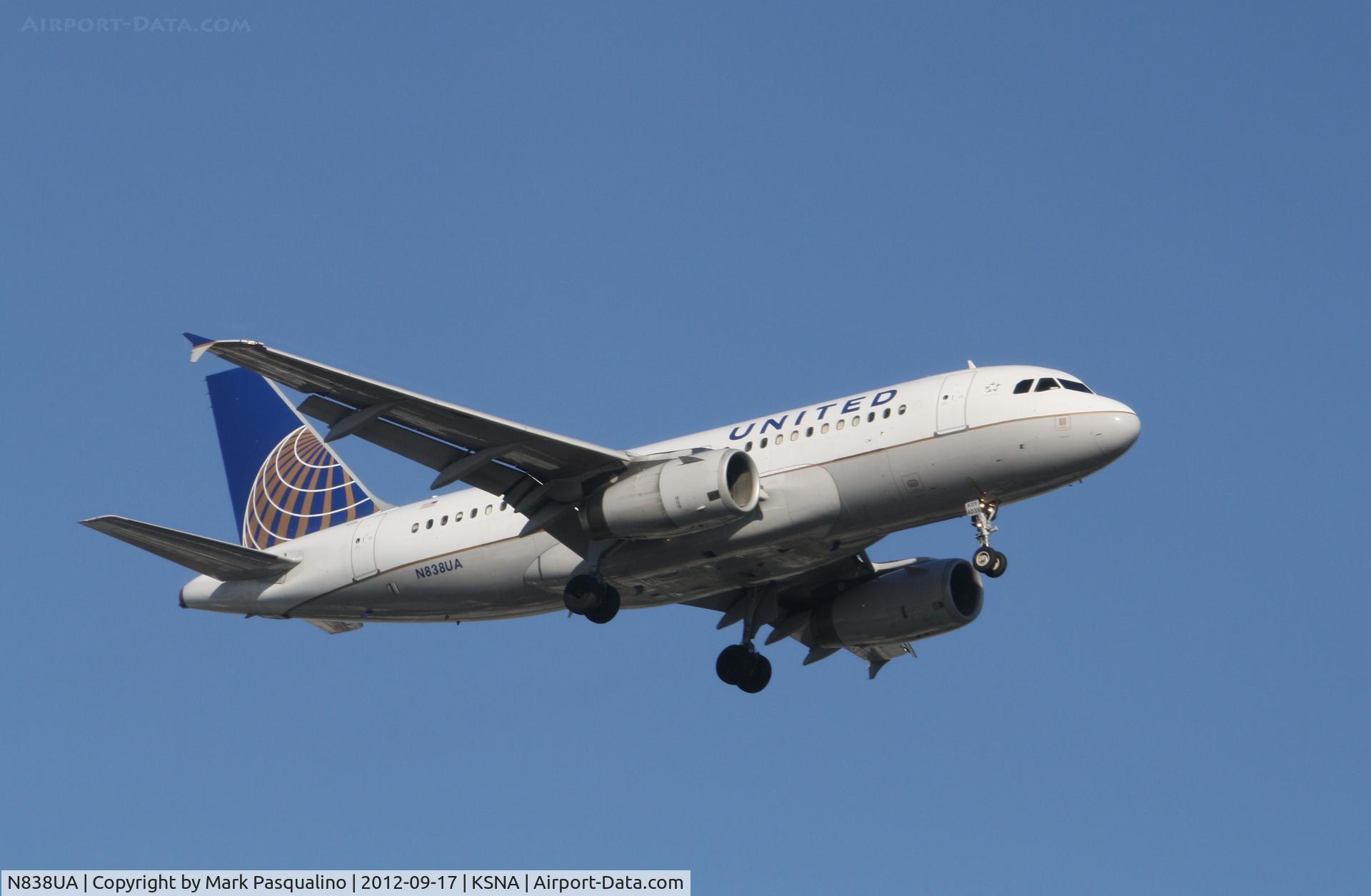 N838UA, 2001 Airbus A319-131 C/N 1477, Airbus A319
