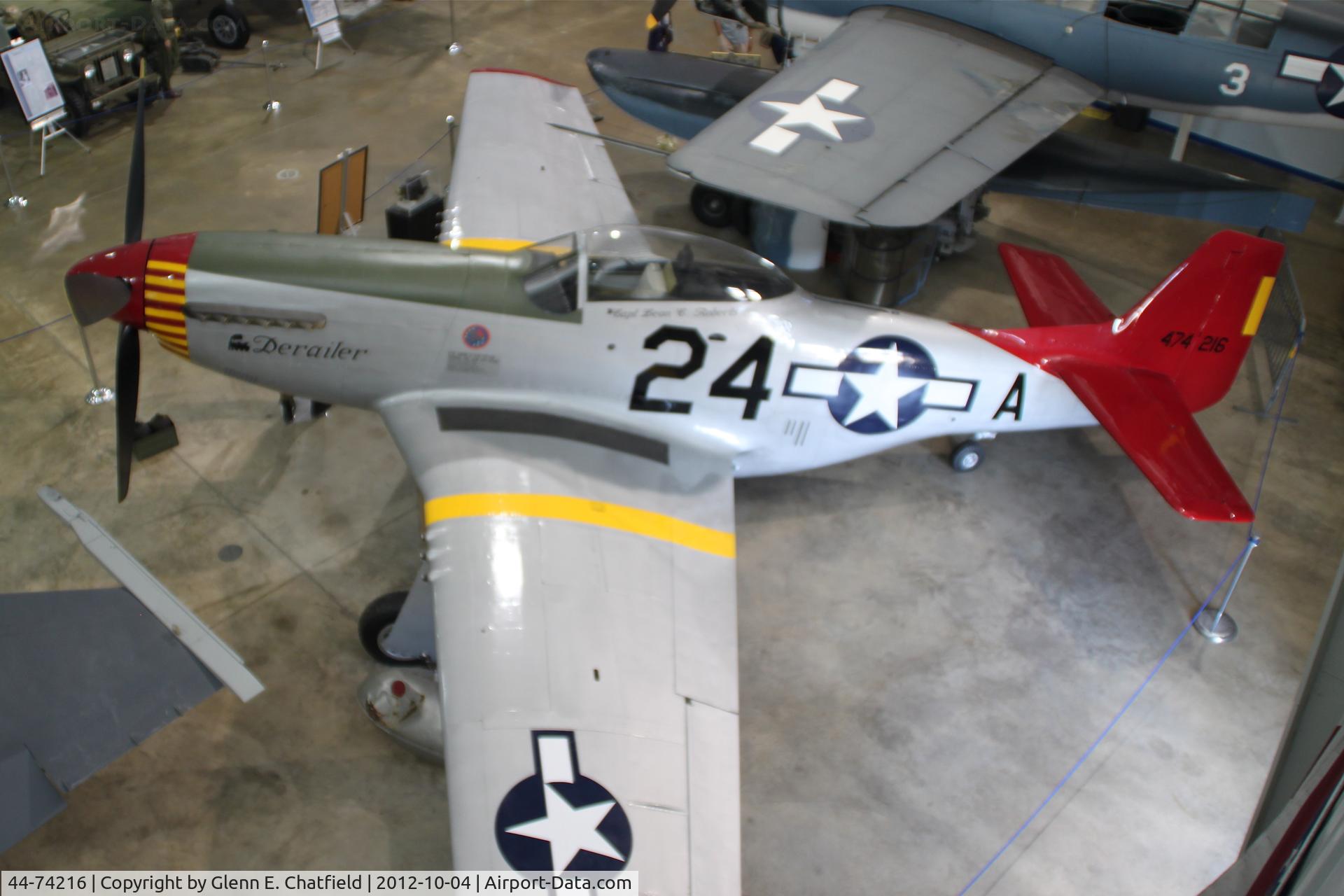 44-74216, 1944 North American P-51D-25-NA Mustang C/N 122-40756, Battleship Alabama Museum