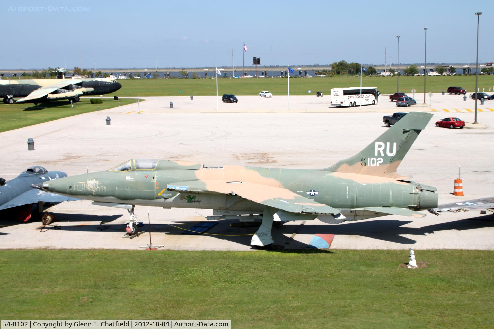 54-0102, 1957 Republic F-105B Thunderchief C/N B.5, Battleship Alabama Museum