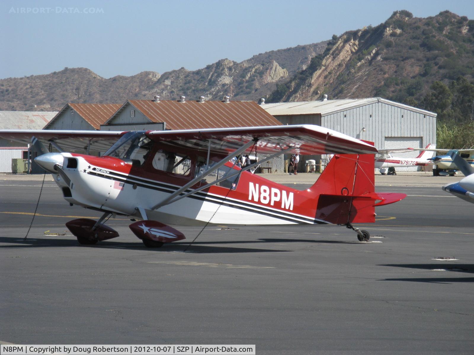 N8PM, 1975 Bellanca 8KCAB Decathlon C/N 192-75, 1975 Bellanca 8KCAB DECATHLON, Lycoming AEIO-320-E1B 150 Hp