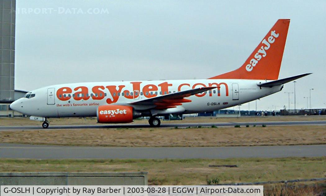 G-OSLH, 2002 Boeing 737-76Q C/N 30283, Boeing 737-76Q [30283] (EasyJet Airlines) Luton~G 28/08/2003