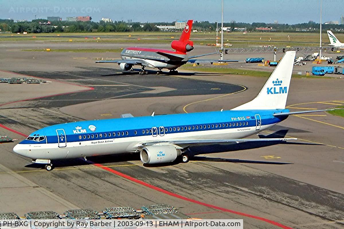 PH-BXG, 2000 Boeing 737-8K2 C/N 30357, Boeing 737-8K2 [30357] (KLM Royal Dutch Airlines) Schiphol~PH 13/09/2003
