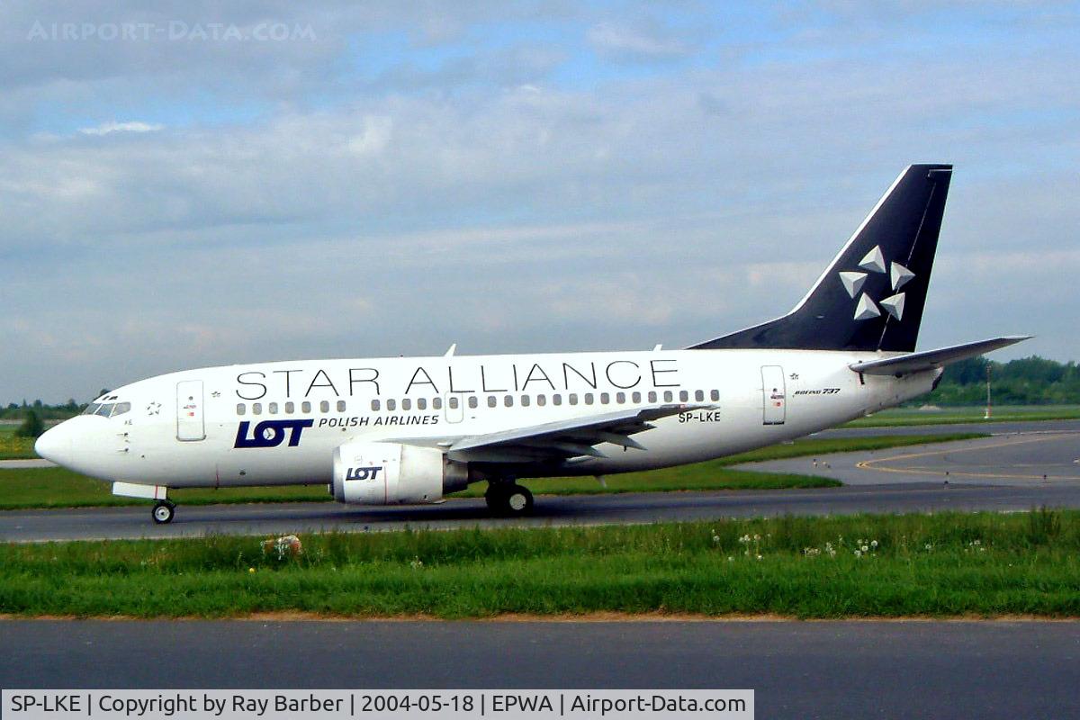 SP-LKE, 1993 Boeing 737-55D C/N 27130, Boeing 737-55D [27130] (LOT Polish Airlines) Warsaw-Okecie~OK18/05/2004