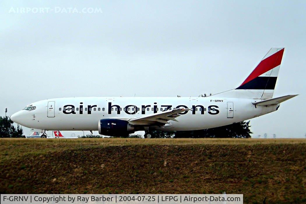 F-GRNV, 1989 Boeing 737-329 C/N 24356, Boeing 737-329 [24356] (Air Horizons) Paris-Charles De Gaulle~F 25/07/2004