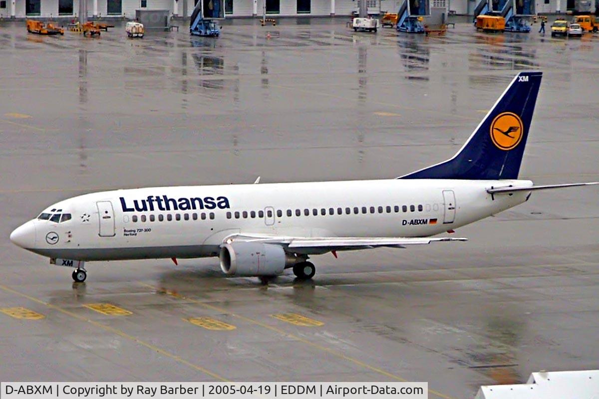 D-ABXM, 1987 Boeing 737-330 C/N 23871, Boeing 737-330 [23871] (Lufthansa) Munich~D 19/04/2005