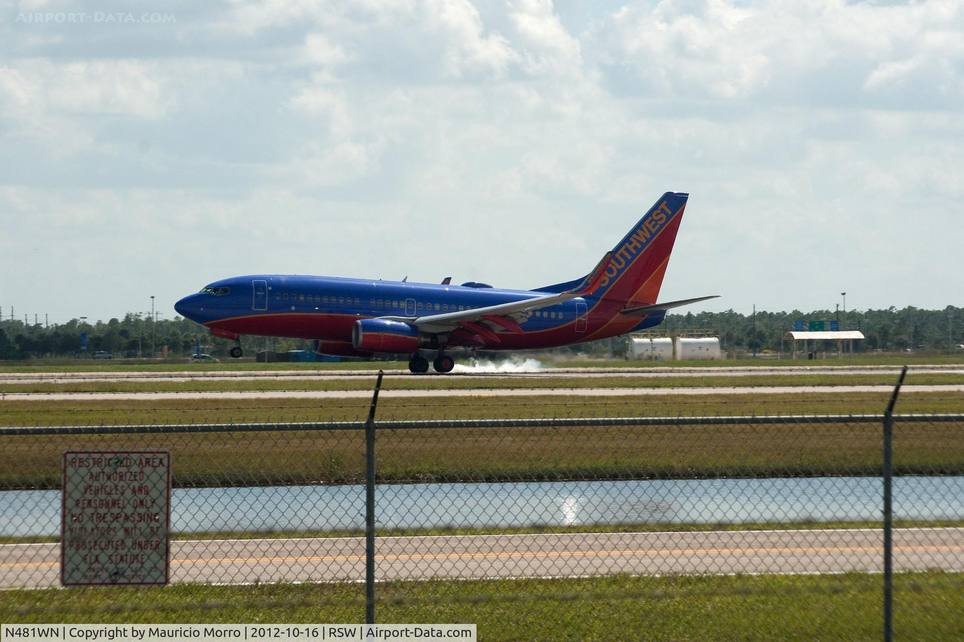 N481WN, 2004 Boeing 737-7H4 C/N 29853, Arriving from Orlando
