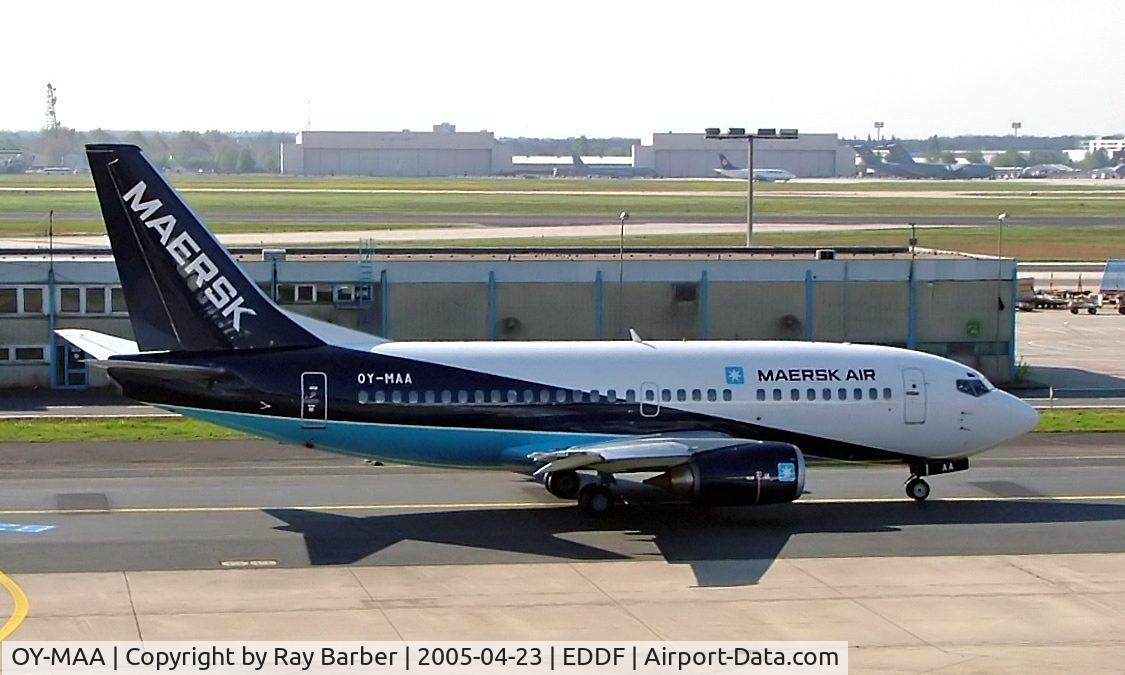 OY-MAA, 1990 Boeing 737-5L9 C/N 24778, Boeing 737-5L9 [24778] (Maersk Air) Frankfurt~D  23/04/2005