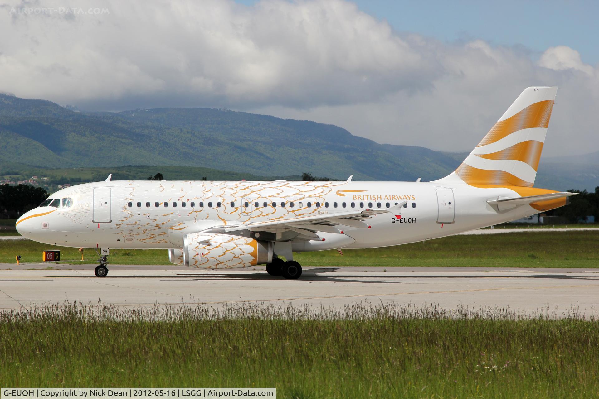 G-EUOH, 2001 Airbus A319-131 C/N 1604, LSGG/GVA EBACE 2012