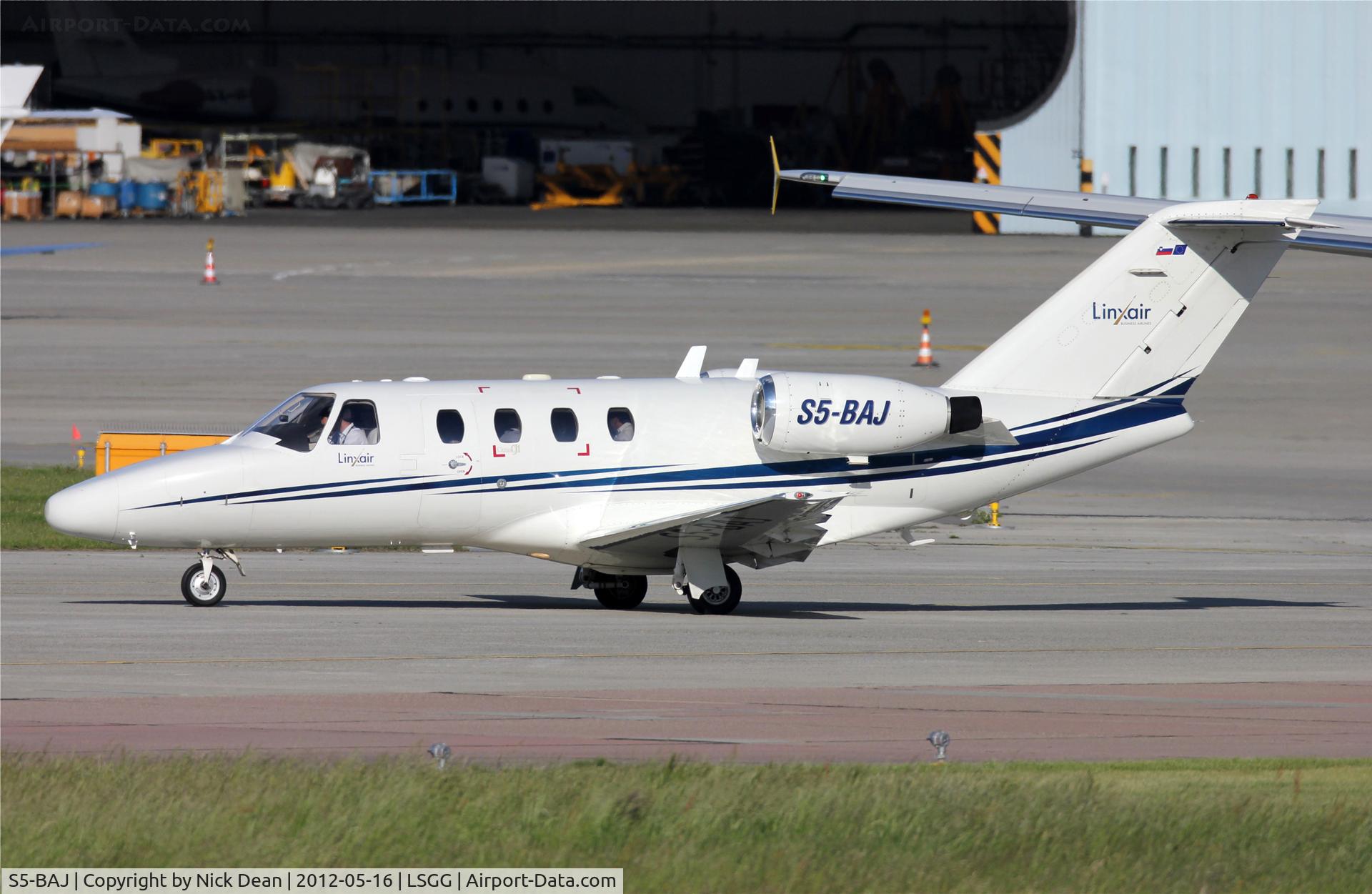 S5-BAJ, 2000 Cessna 525 CitationJet C/N 525-0394, LSGG/GVA EBACE 2012