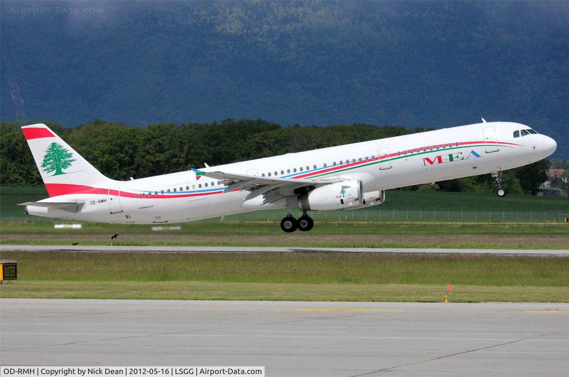 OD-RMH, 2003 Airbus A321-231 C/N 1967, LSGG/GVA EBACE 2012