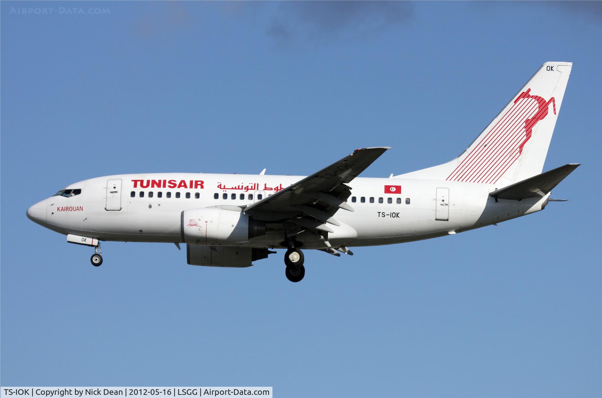 TS-IOK, 1999 Boeing 737-6H3 C/N 29496, LSGG/GVA EBACE 2012