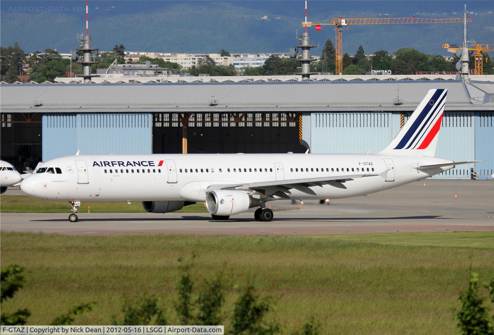 F-GTAZ, 2011 Airbus A321-212 C/N 4901, LSGG/GVA EBACE 2012