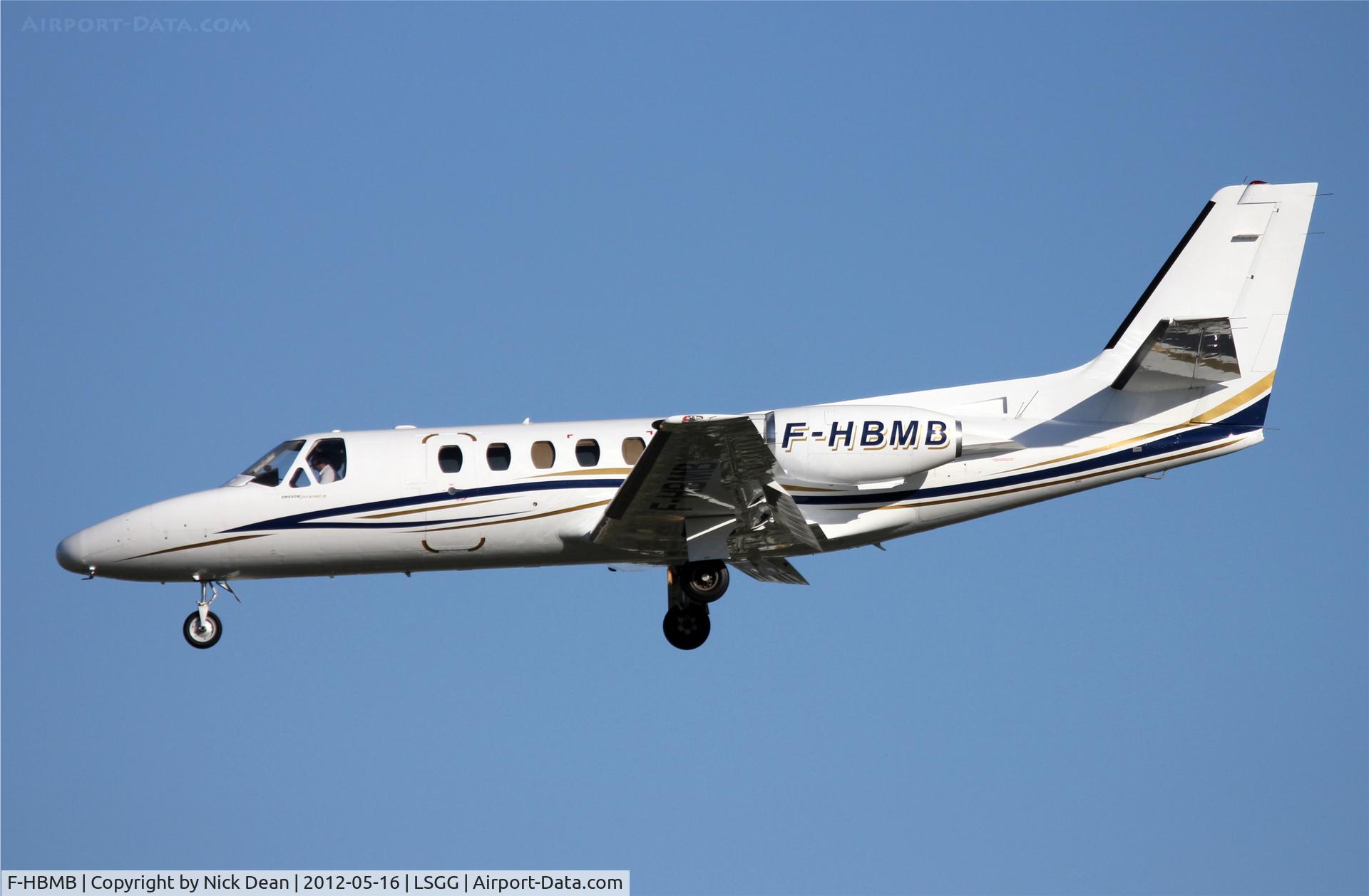 F-HBMB, 1982 Cessna 550 Citation II C/N 550-0324, LSGG/GVA EBACE 2012