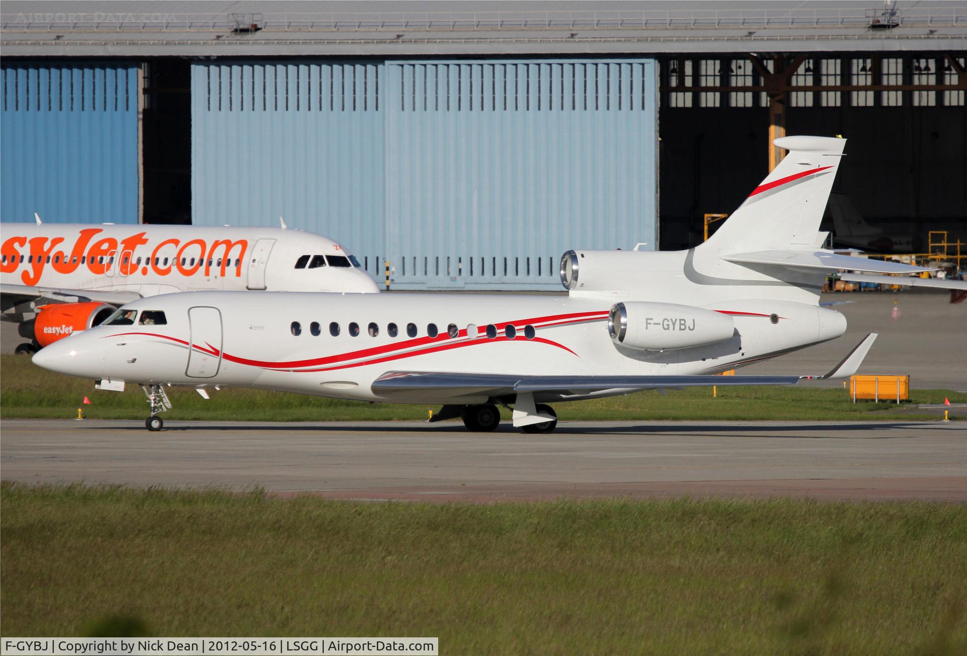 F-GYBJ, 2011 Dassault Falcon 7X C/N 144, LSGG/GVA EBACE 2012