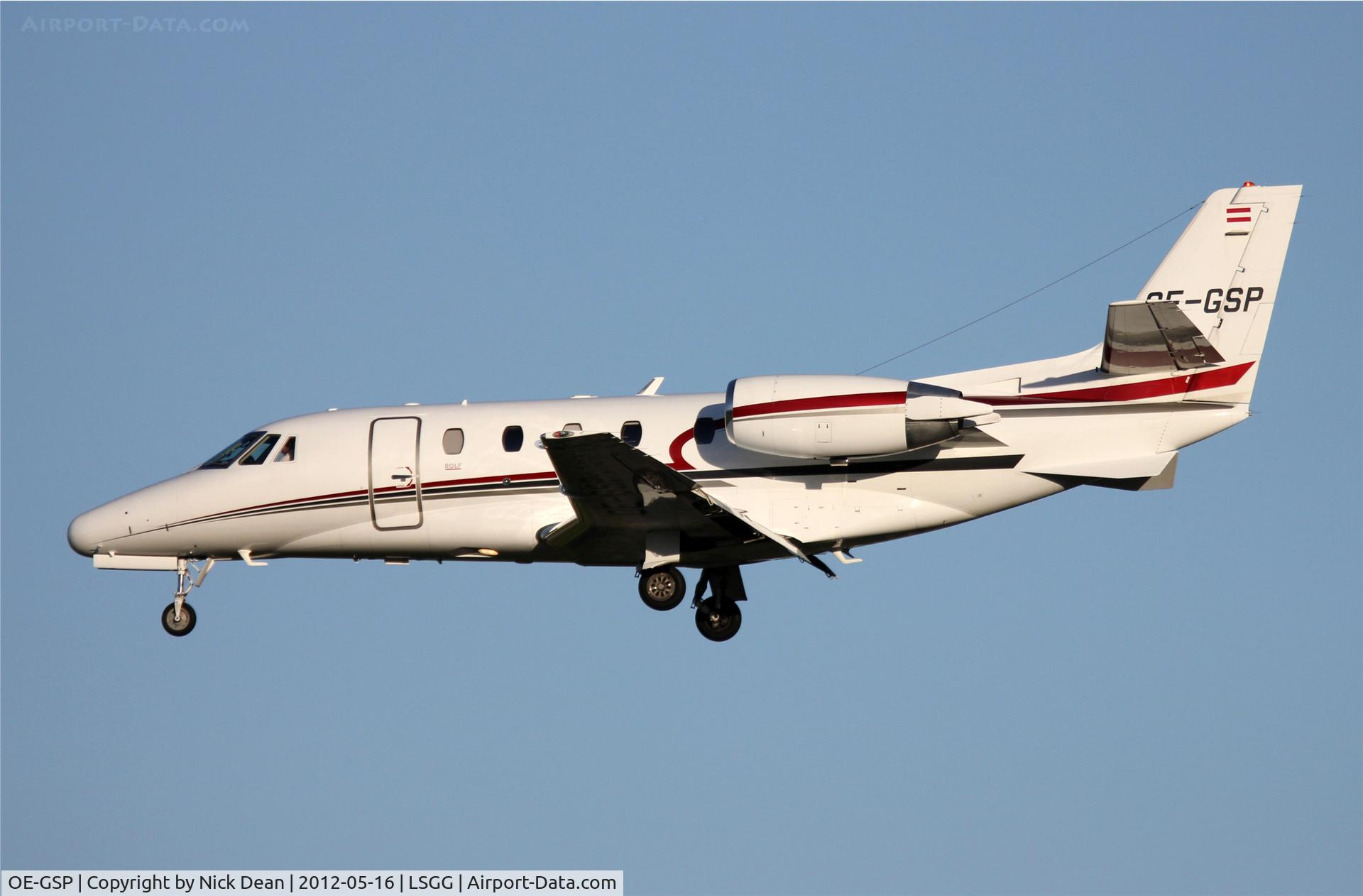 OE-GSP, 2008 Cessna 560XL Citation XLS C/N 560-5756, LSGG/GVA EBACE 2012