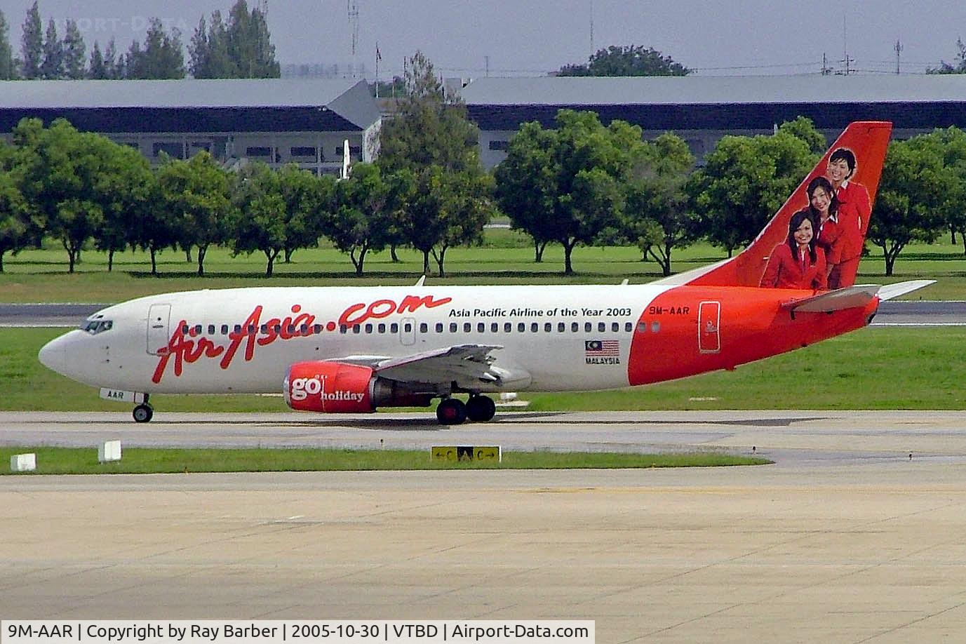 9M-AAR, 1985 Boeing 737-3TO C/N 23358, Boeing 737-3T0 [23358] (Air Asia) Bangkok~HS 30/10/2005