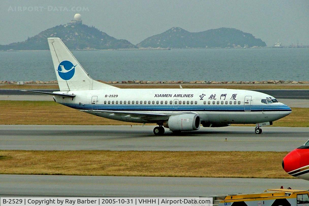 B-2529, 1994 Boeing 737-505 C/N 26297, Boeing 737-505 [26297] (Xiamen Airlines) Hong Kong International~B 31/10/2005