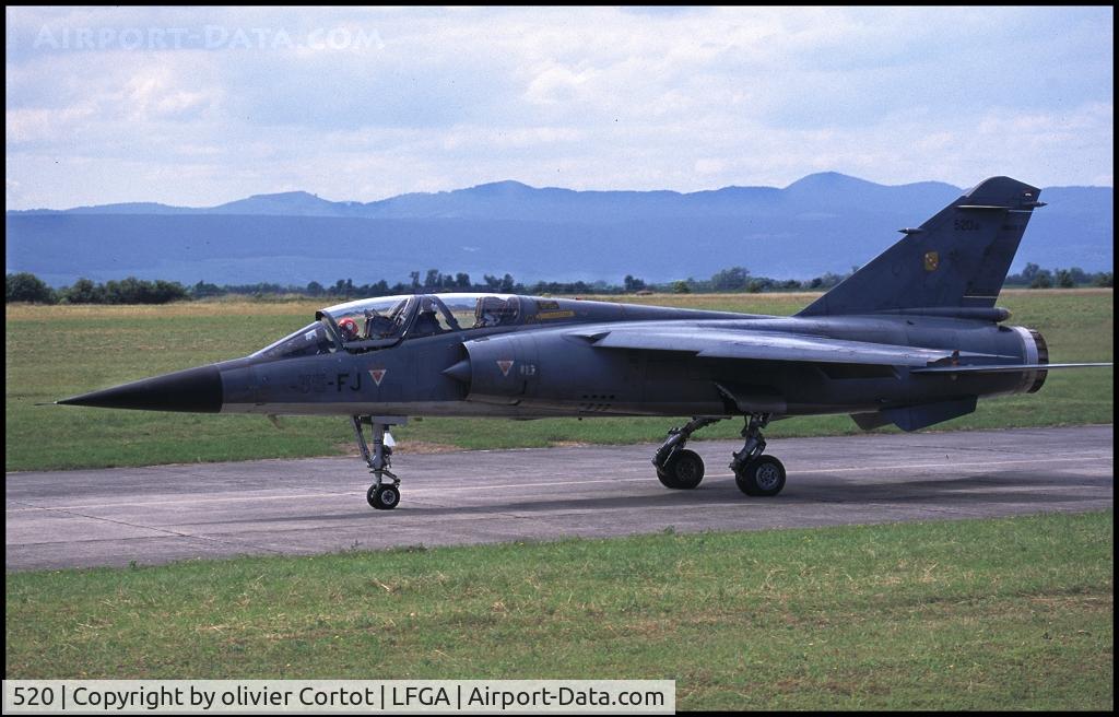 520, Dassault Mirage F.1B C/N Not found 520, 33-FJ code, Colmar airshow in the early 2000's