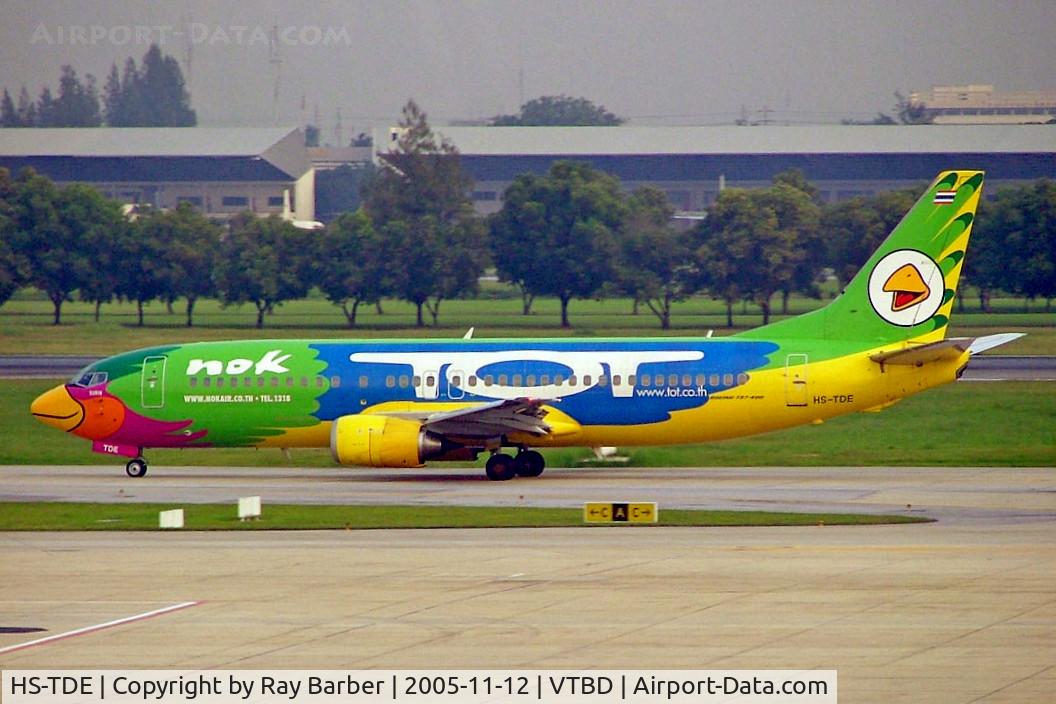 HS-TDE, 1992 Boeing 737-4D7 C/N 26612, Boeing 737-4D7 [26612] (Nok Air) Bangkok Int~HS 12/11/2005