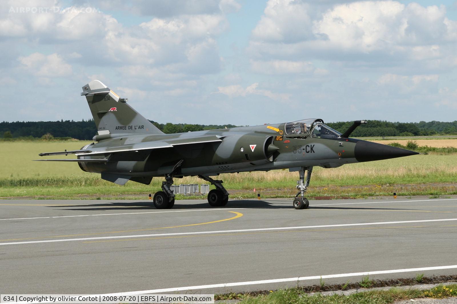 634, Dassault Mirage F.1CR C/N 634, 33-Ck at that time, the fresh paint makes the aircraft look like new !