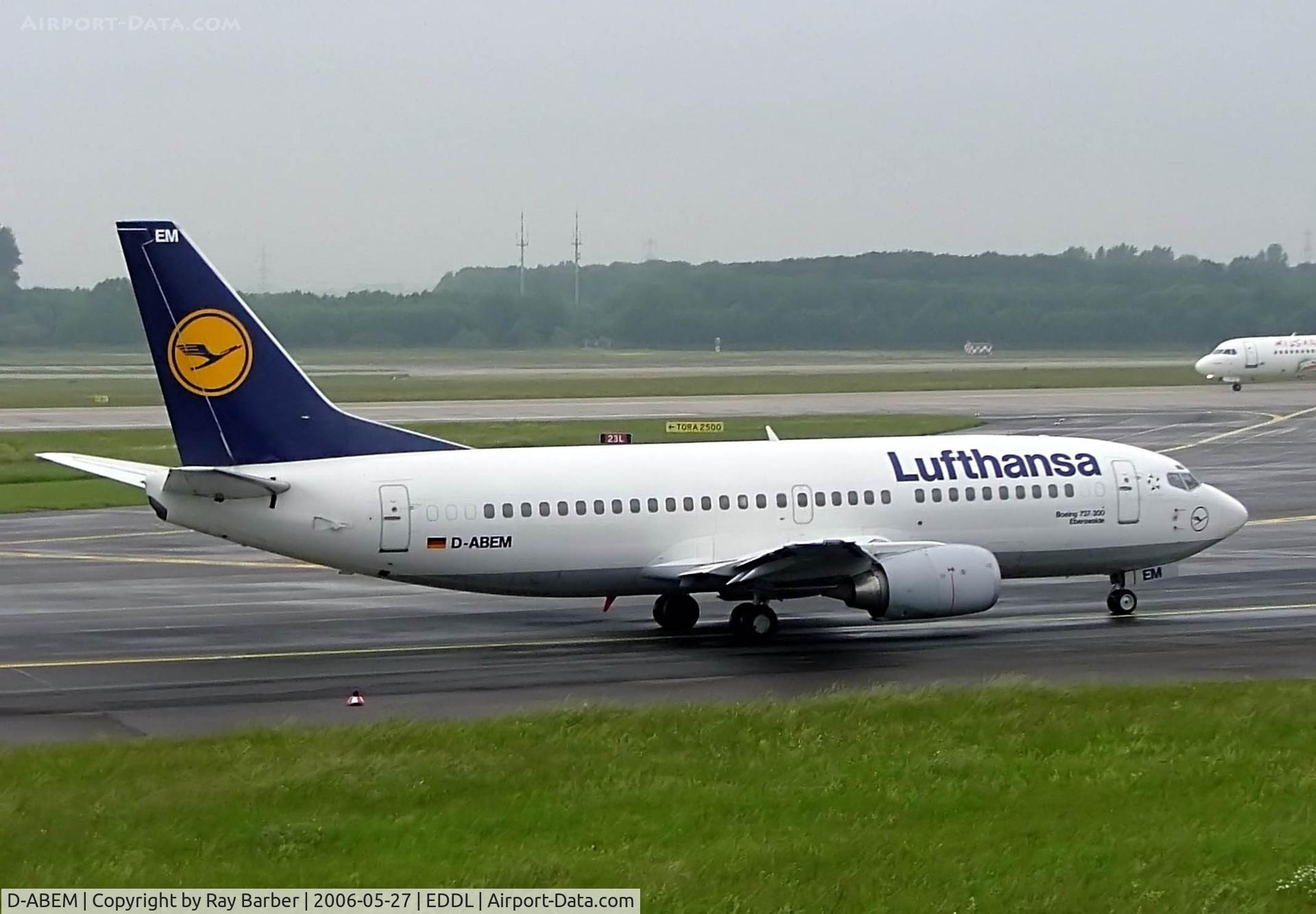D-ABEM, 1991 Boeing 737-330 C/N 25416, Boeing 737-330 [25416] (Lufthansa) Dusseldorf~D 27/05/2006