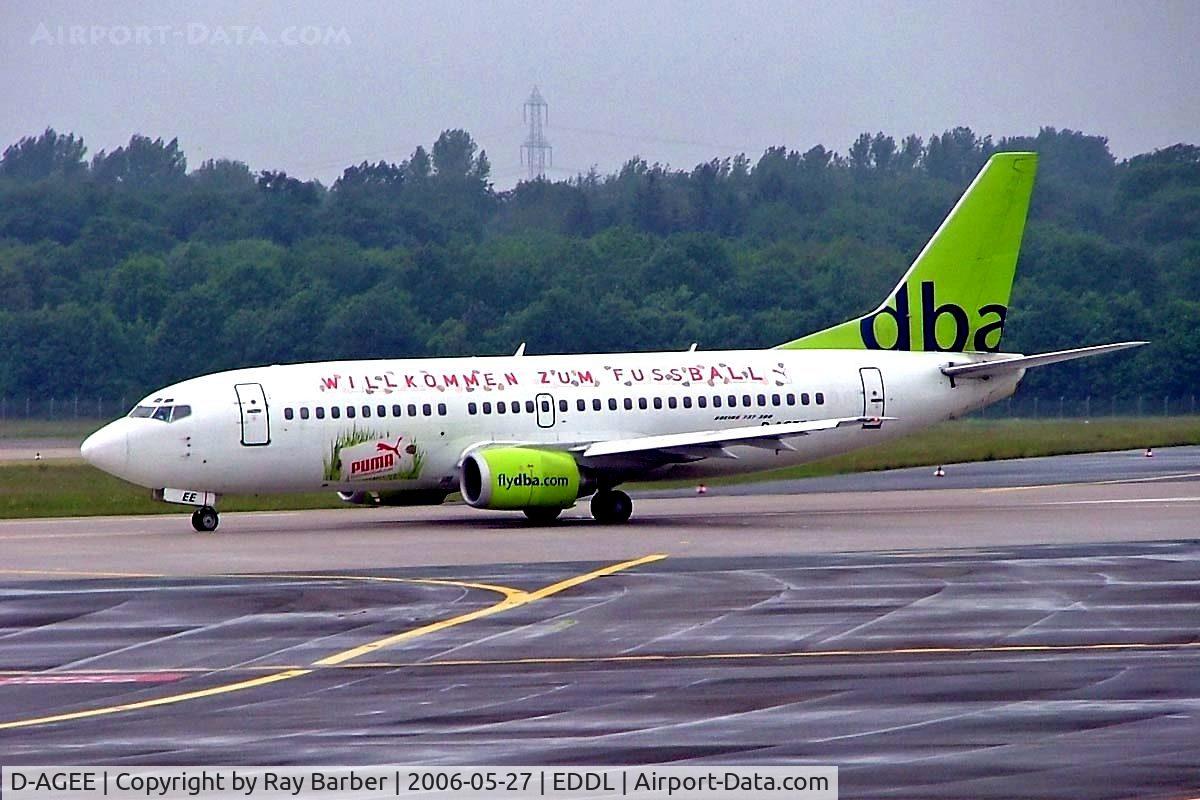 D-AGEE, 1988 Boeing 737-35B C/N 24238, Boeing 737-35B [24238] (DBA) Dusseldorf~D 27/05/2006