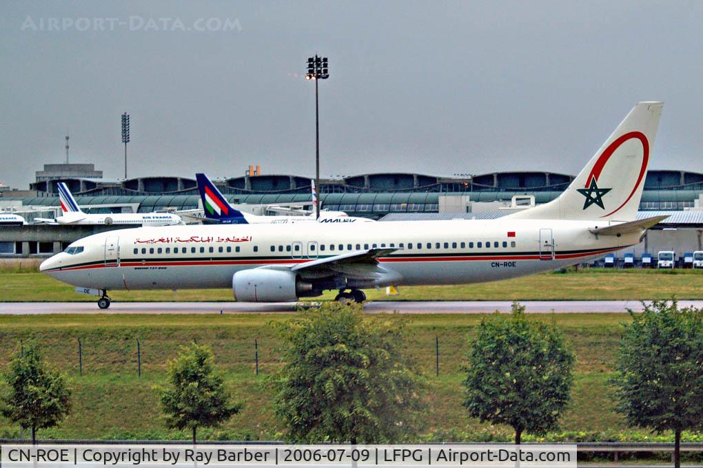 CN-ROE, 2006 Boeing 737-8B6 C/N 33063, Boeing 737-8B6 [33063] (Royal Air Maroc) Charles De Gaulle~F 09/07/2006