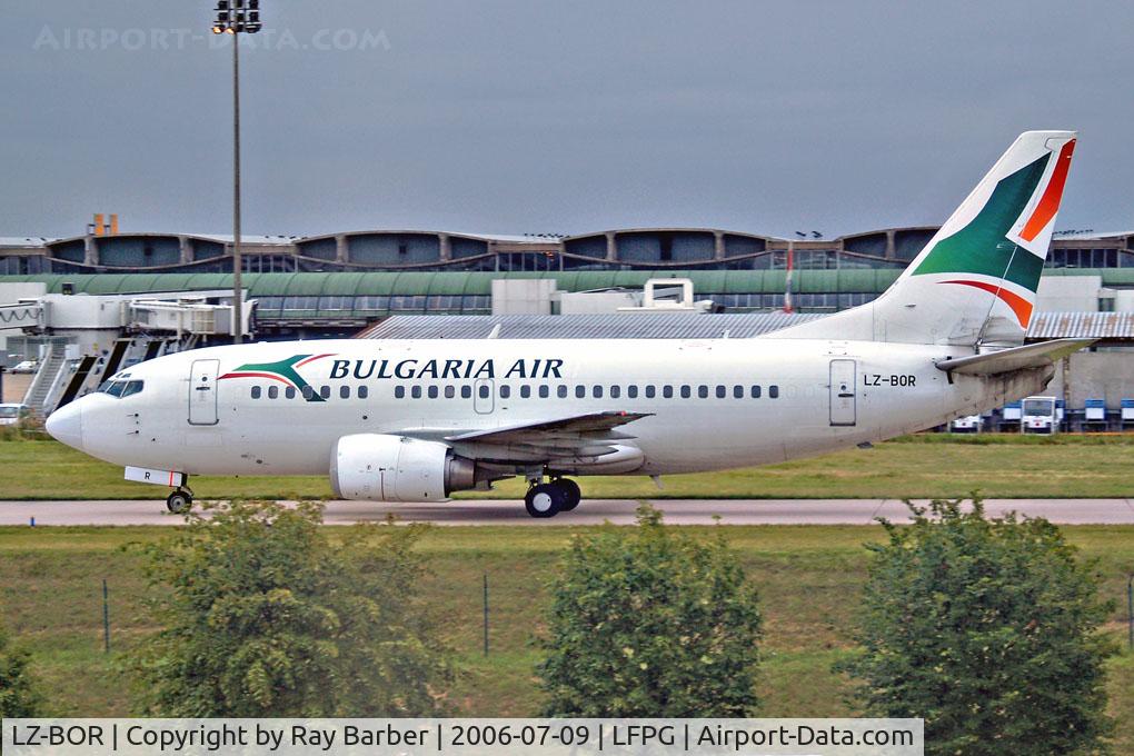 LZ-BOR, 1993 Boeing 737-548 C/N 25165, Boeing 737-548 [25165] (Bulgaria Air) Charles De Gaulle~F 09/07/2006