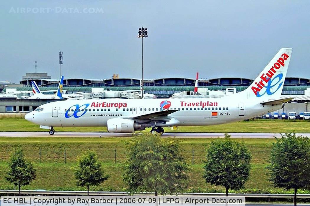 EC-HBL, 1999 Boeing 737-85P C/N 28381, Boeing 737-85H [28381] (Air Europa) Charles De Gaulle~F 09/07/2006