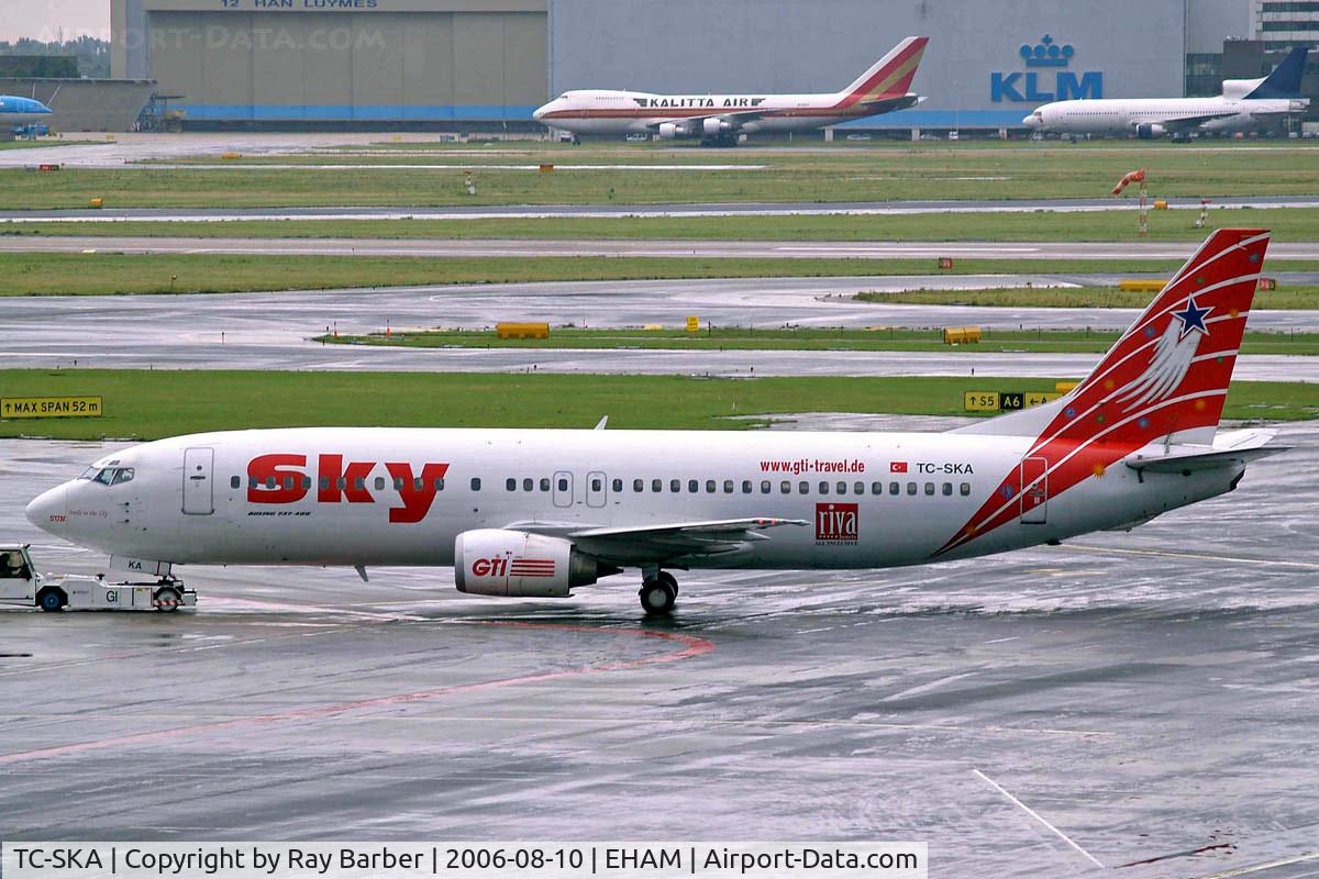 TC-SKA, 1988 Boeing 737-4Y0 C/N 23865, Boeing 737-4Y0 [23865] (Sky Airlines) Schiophol~PH 10/08/2006