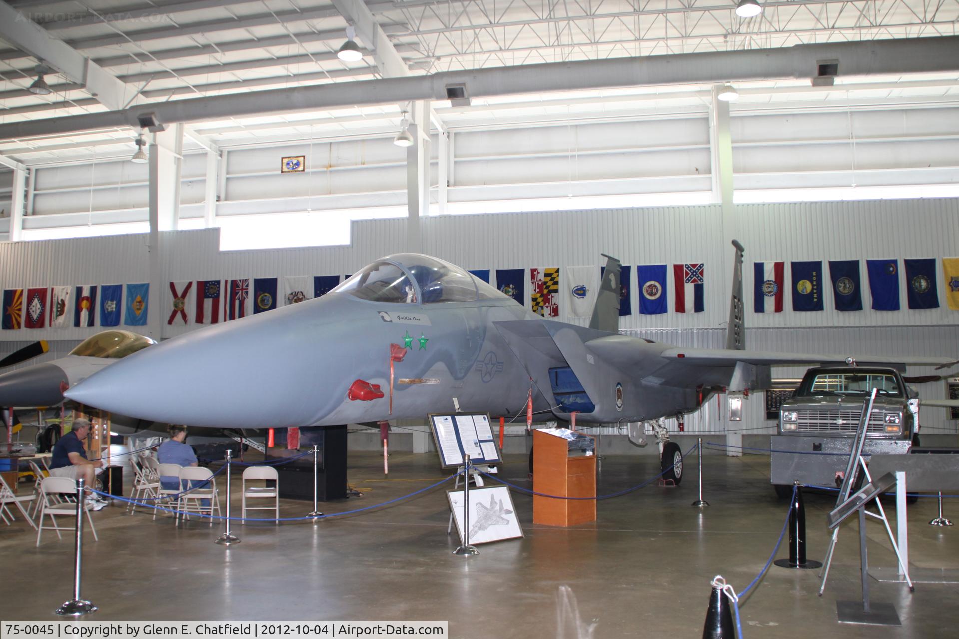 75-0045, 1975 McDonnell Douglas F-15A-13-MC Eagle C/N 145/A125, Battleship Alabama