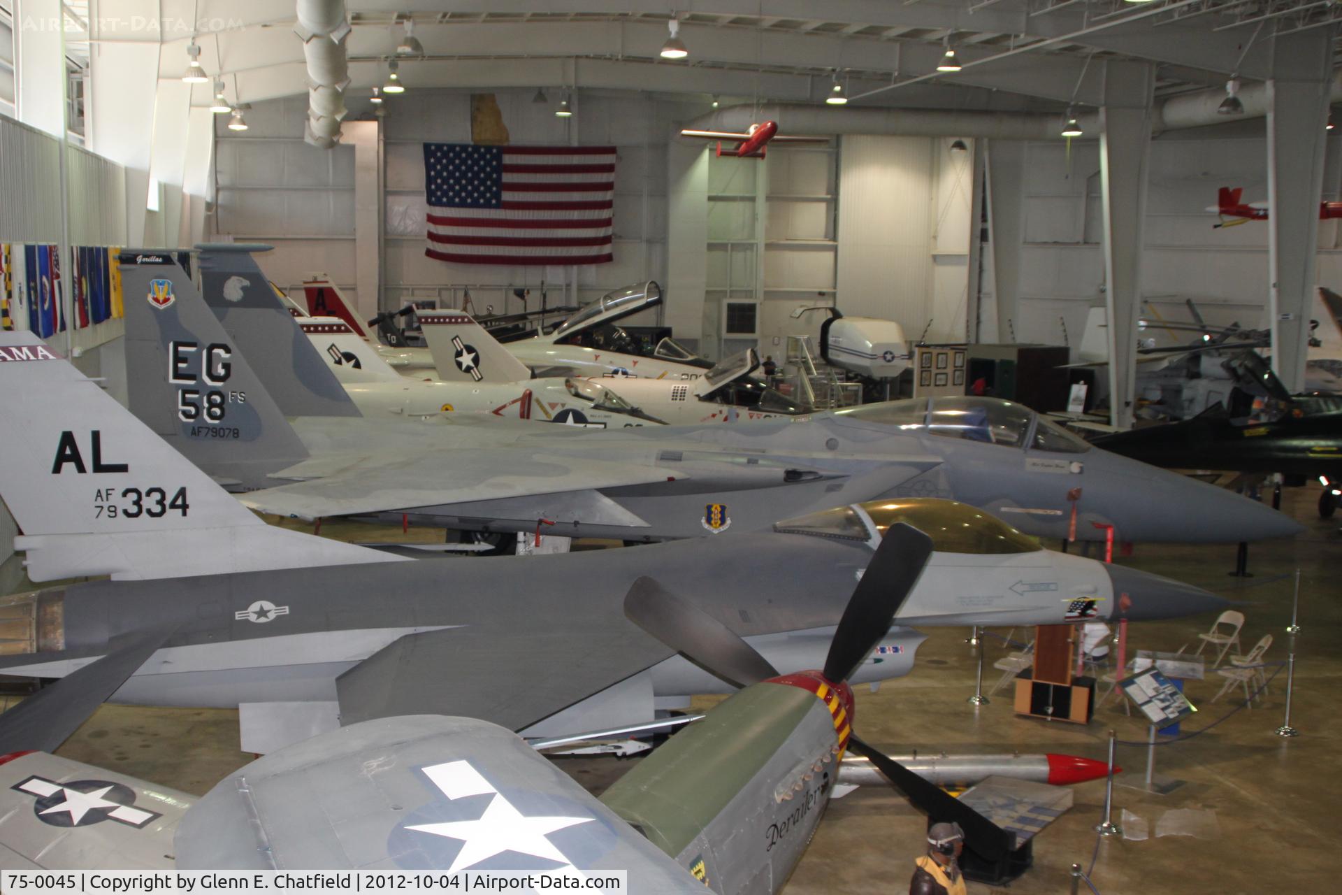 75-0045, 1975 McDonnell Douglas F-15A-13-MC Eagle C/N 145/A125, Battleship Alabama
