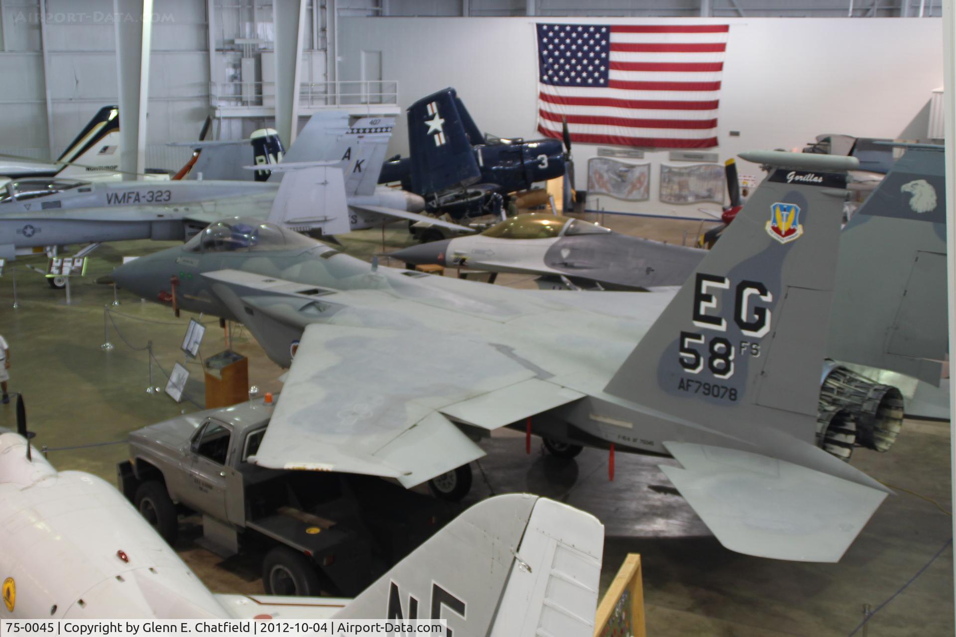 75-0045, 1975 McDonnell Douglas F-15A-13-MC Eagle C/N 145/A125, Battleship Alabama