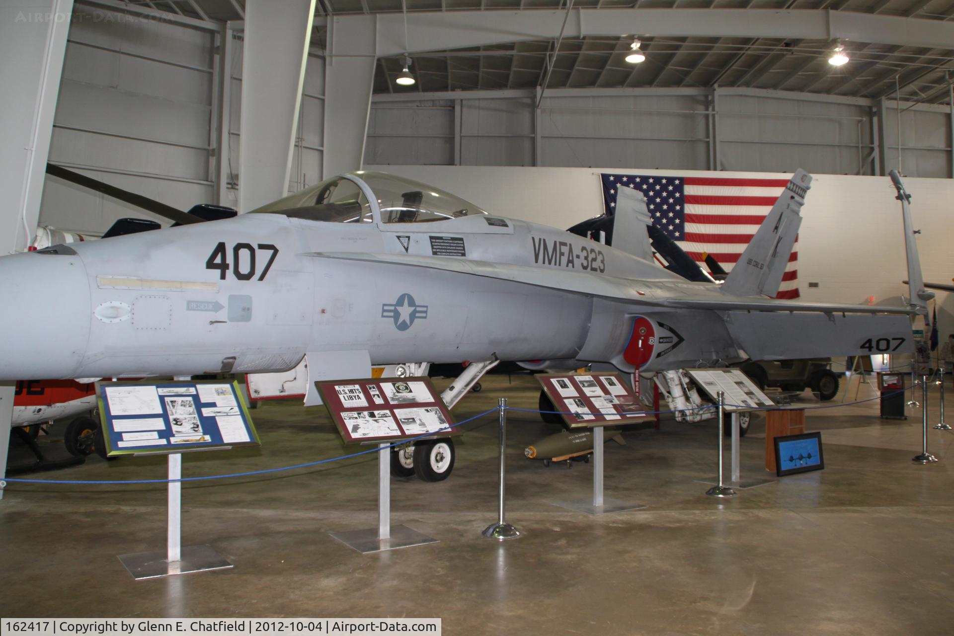 162417, McDonnell Douglas F/A-18A Hornet C/N 0253/A202, Battleship Alabama Memorial