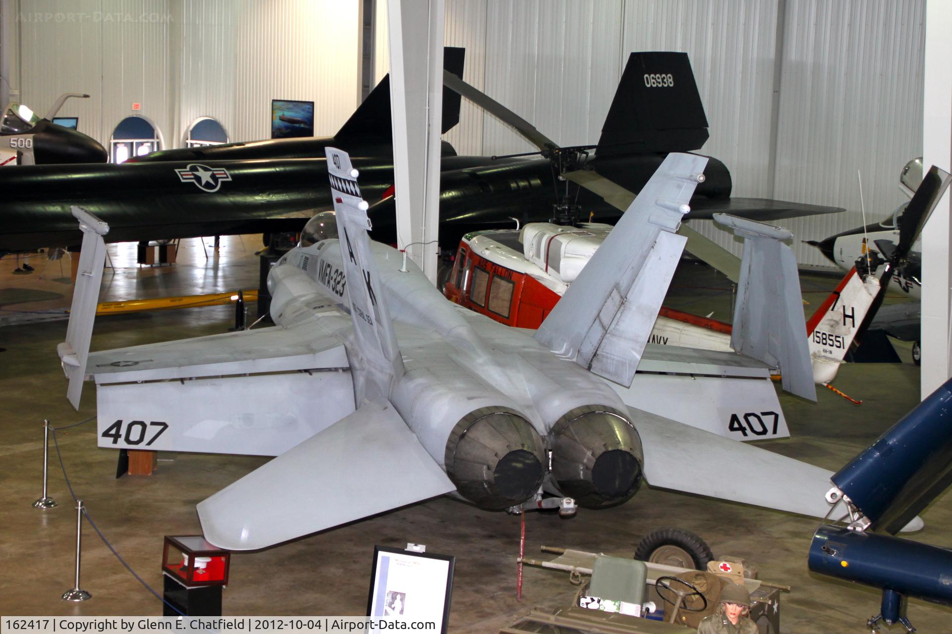 162417, McDonnell Douglas F/A-18A Hornet C/N 0253/A202, Battleship Alabama Memorial