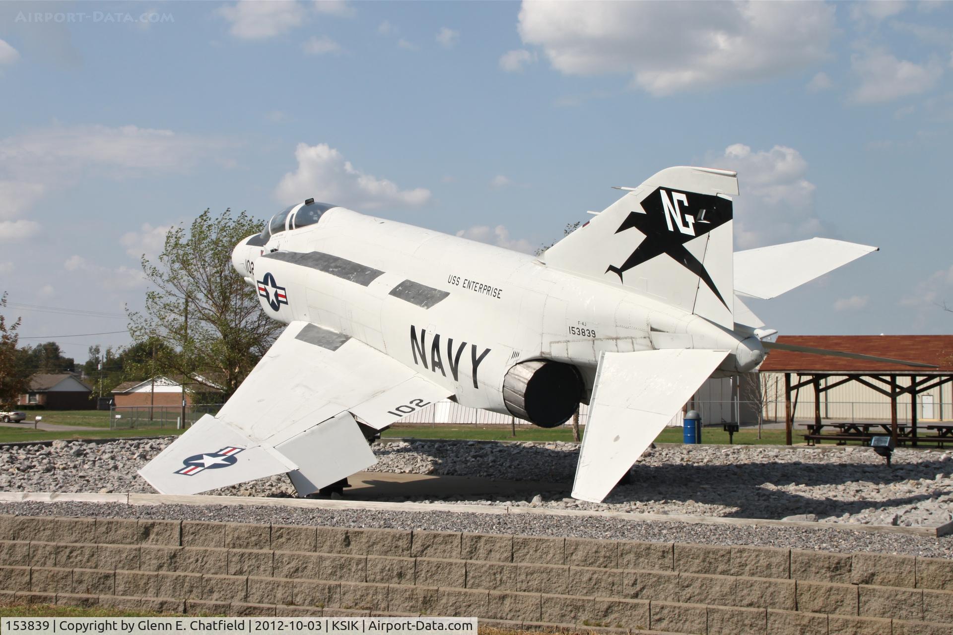 153839, McDonnell F-4J Phantom II C/N 2227, Veteran's Memorial Park