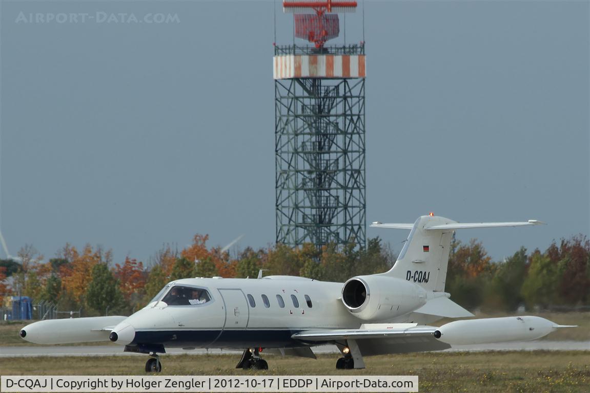 D-CQAJ, 1981 Gates Learjet 35A C/N 35A-421, What a funny looking aircraft is crawling along taxiway A 6!!!!