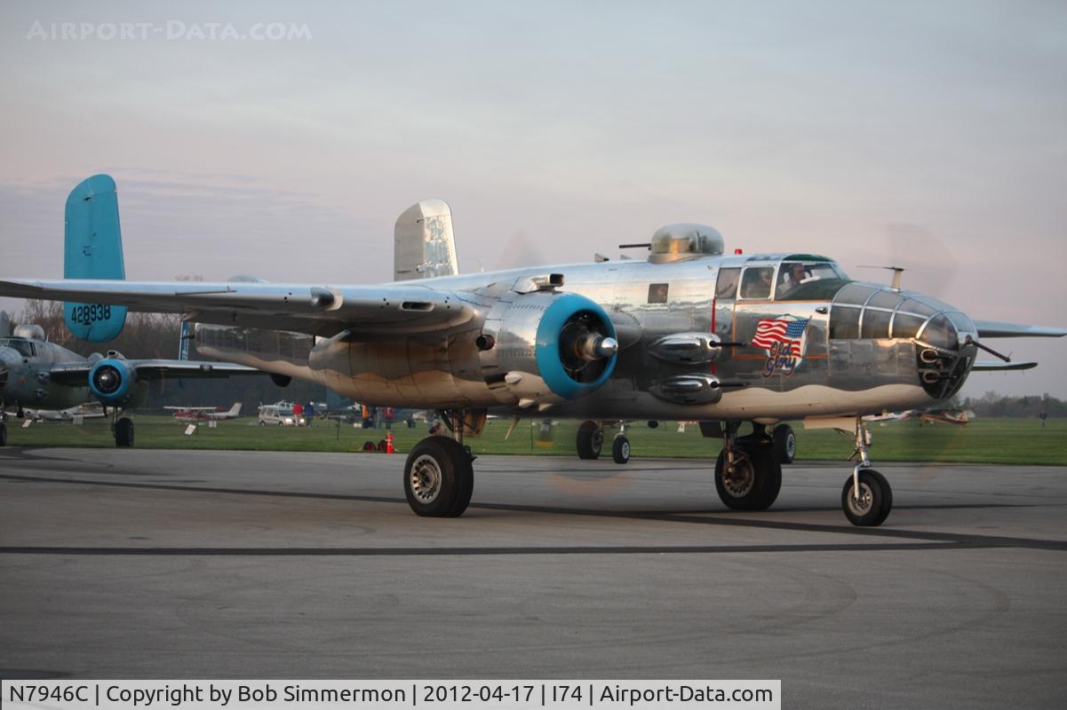 N7946C, 1944 North American TB-25N Mitchell C/N 108-33263, Preparation for the flight to Dayton for the B-25 Gathering and Doolittle Reunion.