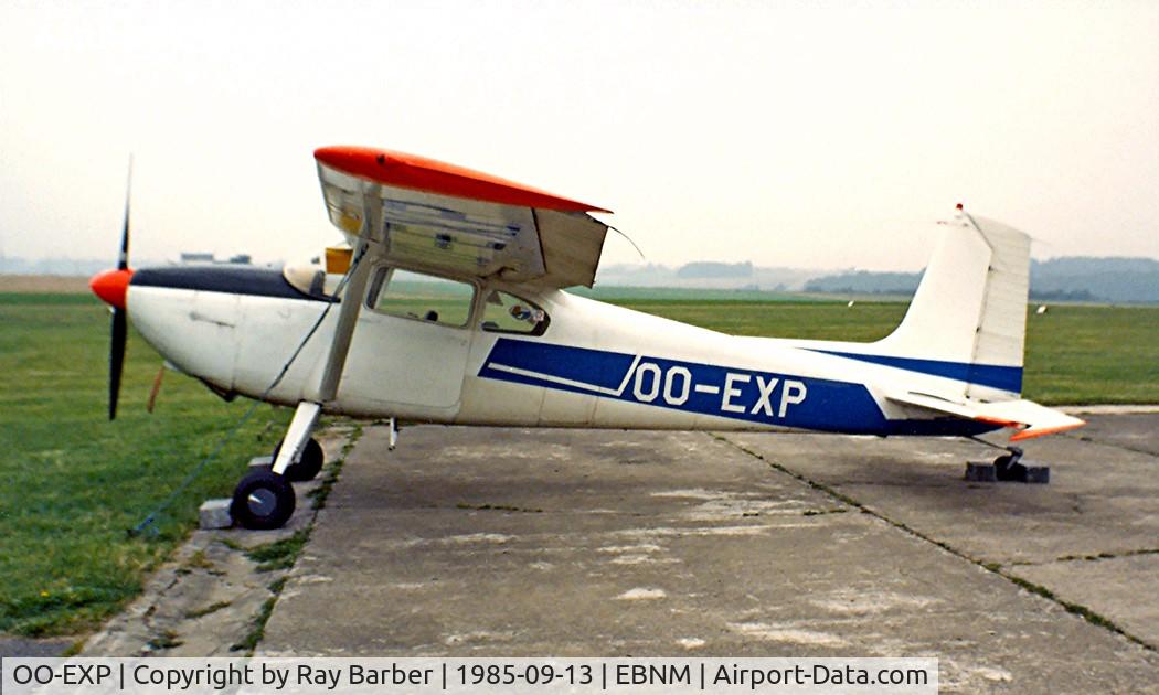 OO-EXP, 1959 Cessna 180B C/N 180-50617, Cessna 180B [50617] Temploux-Namur~OO 13/09/1985