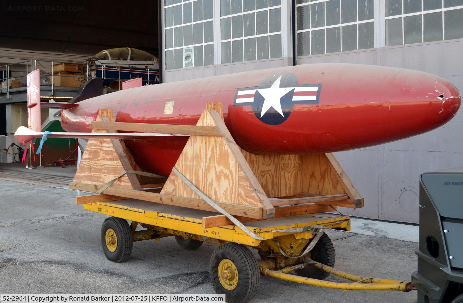 52-2964, Northrop GAM-67 C/N unk, AF Museum displayed as 56-6734