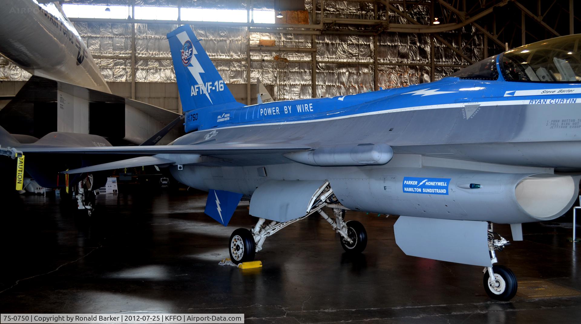 75-0750, 1975 General Dynamics YF-16A Fighting Falcon C/N 61-6, AFTI F-16  AF Museum