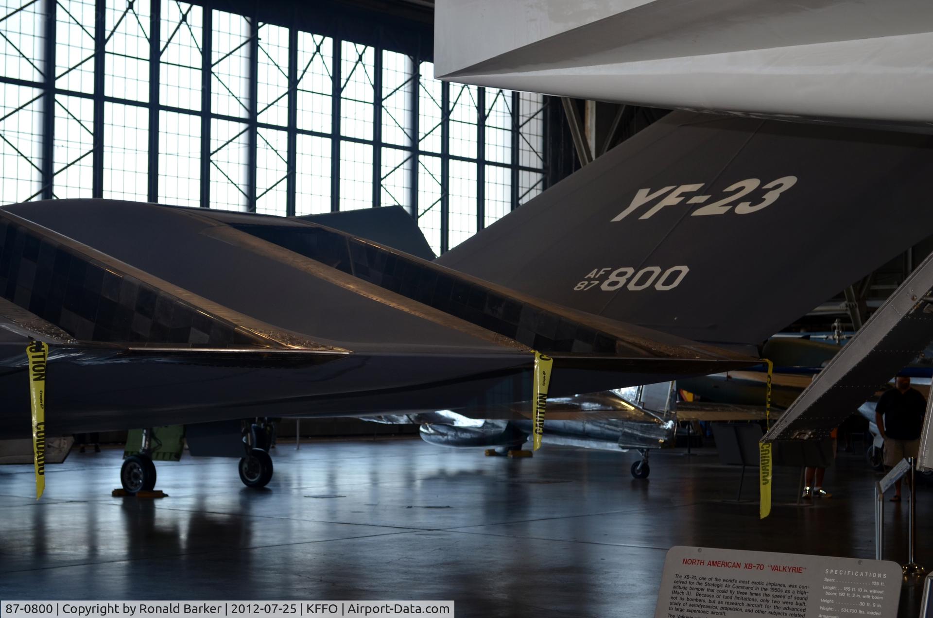 87-0800, 1990 Northrop YF-23A C/N PAV-1, AF Museum