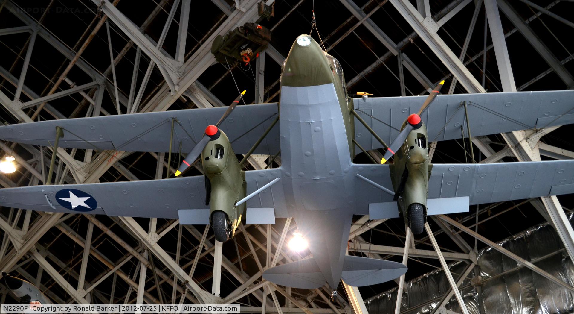 N2290F, 1944 De Havilland DH-89A Dominie/Dragon Rapide C/N 6794, AF Museum  displayed as X7454