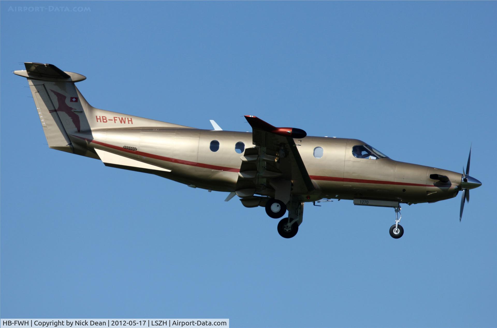 HB-FWH, 2011 Pilatus PC-12/47E C/N 1420, LSZH/ZRH