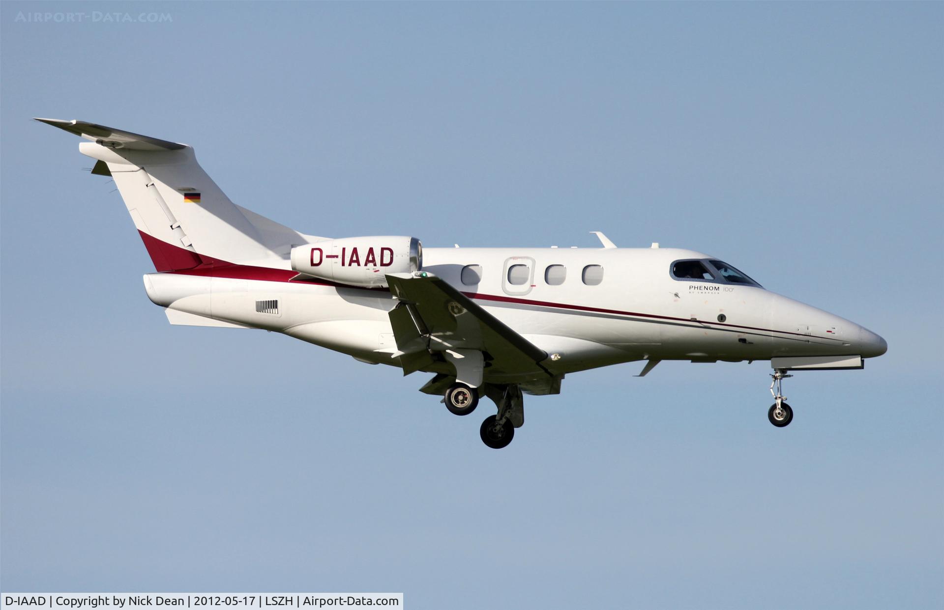 D-IAAD, 2010 Embraer EMB-500 Phenom 100 C/N 50000215, LSZH/ZRH